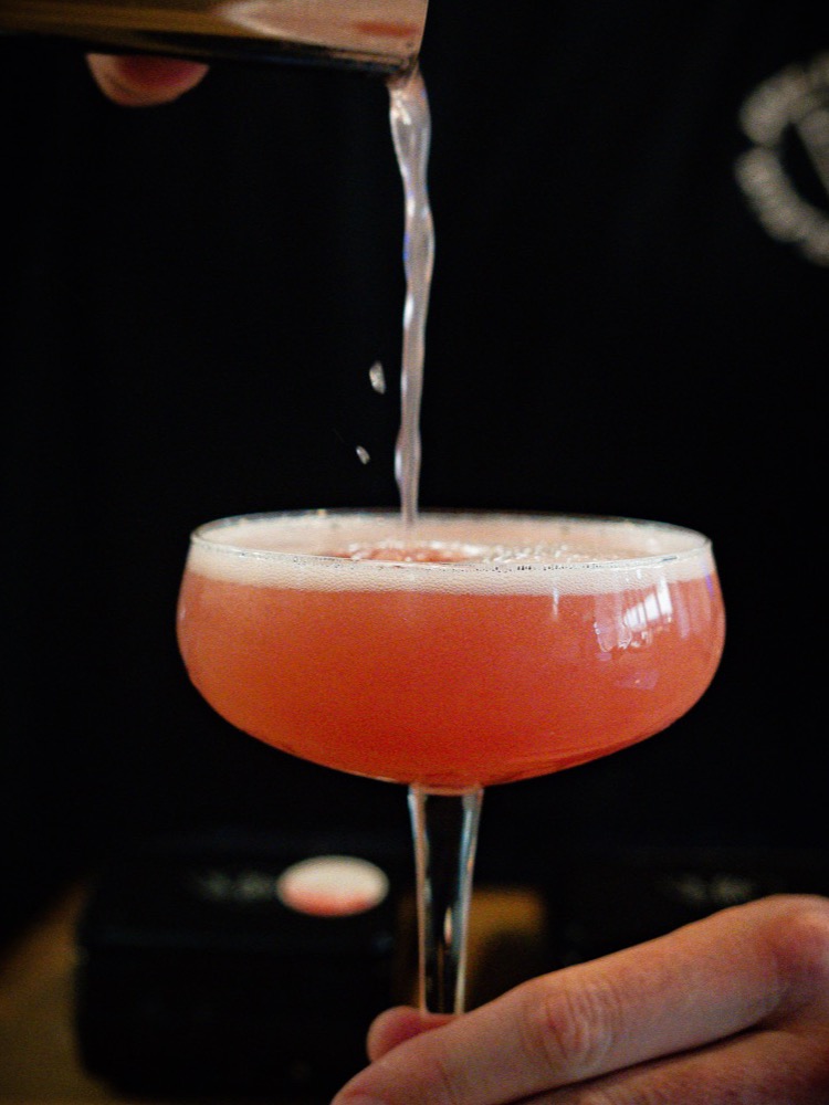 The bar at Fizz n Flour